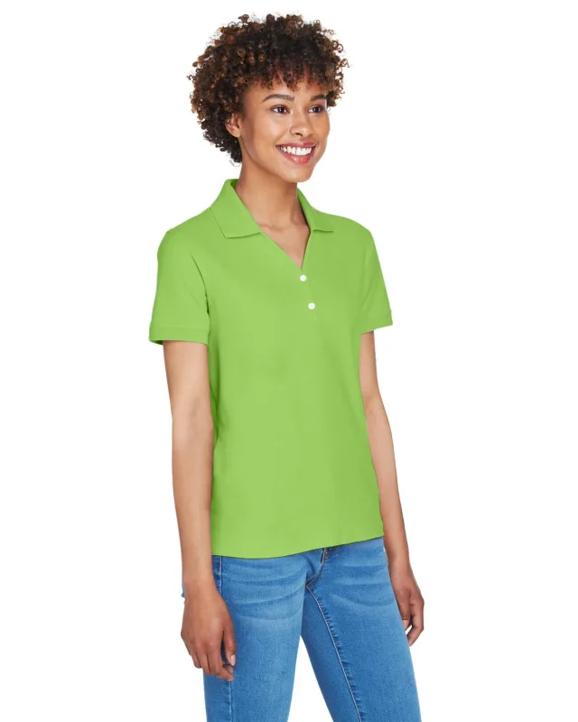 Devon & Jones Ladies' Pima Piqué Y-Collar Polo — view 13