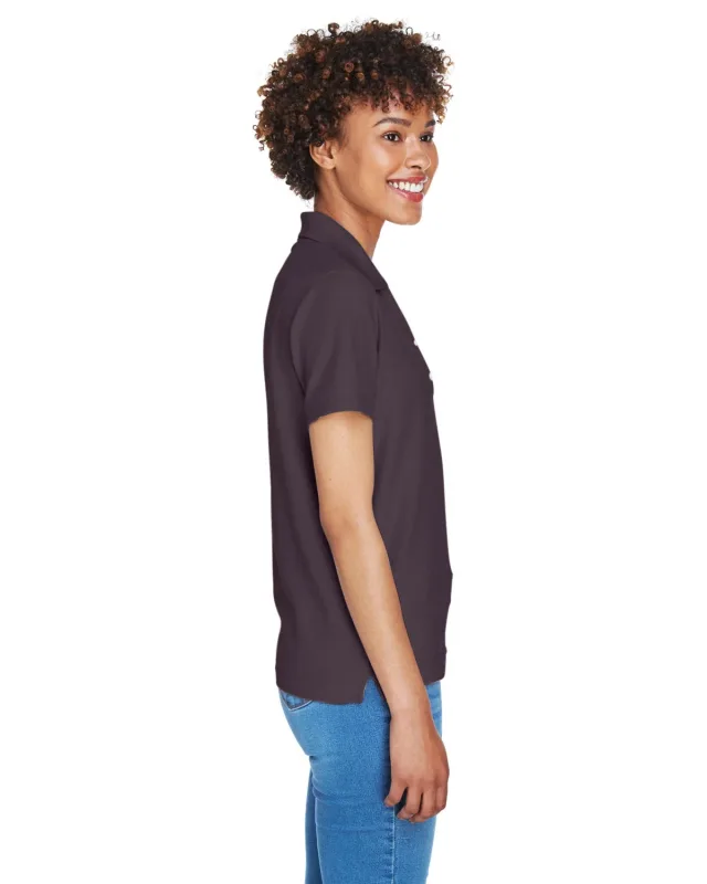 Devon & Jones Ladies' Pima Piqué Y-Collar Polo — view 132
