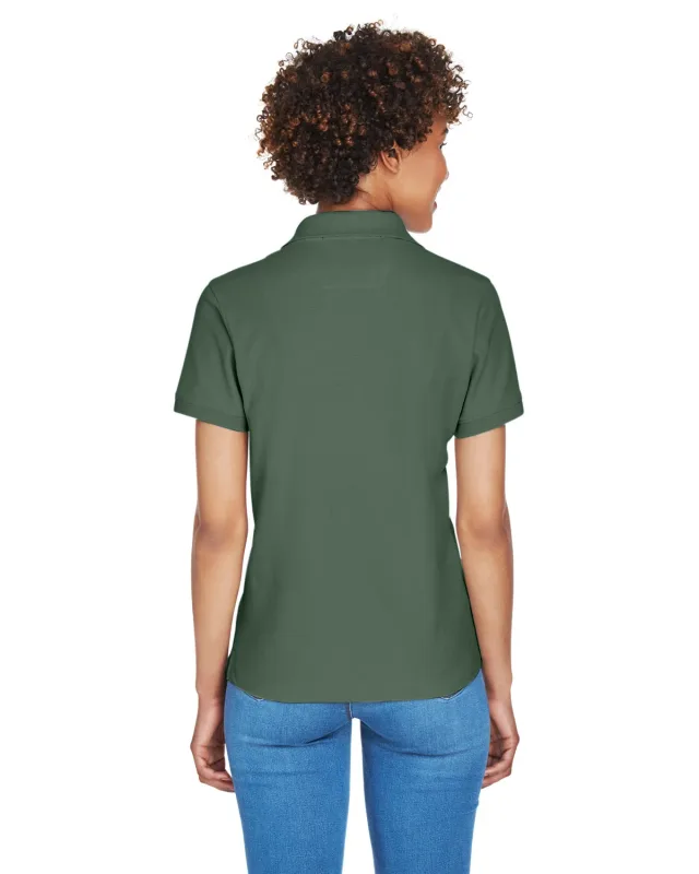 Devon & Jones Ladies' Pima Piqué Y-Collar Polo — view 15