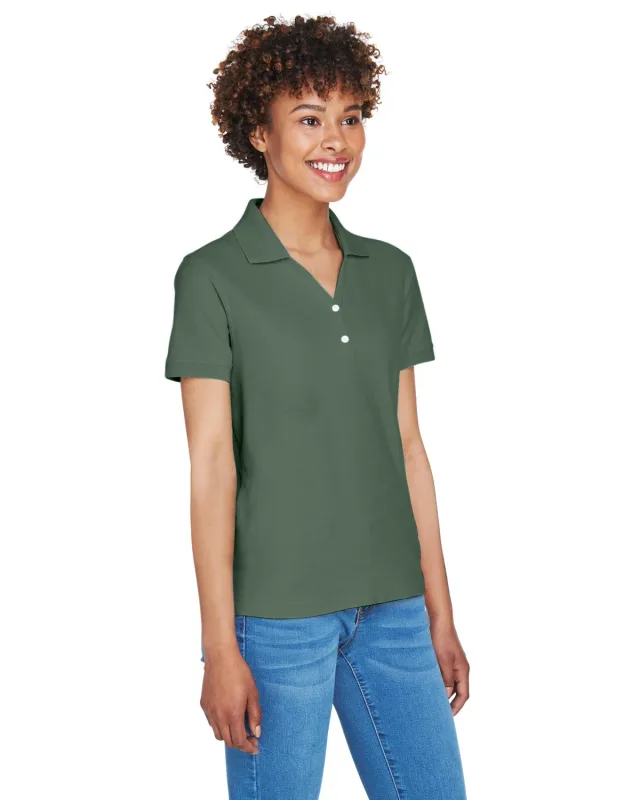 Devon & Jones Ladies' Pima Piqué Y-Collar Polo — view 20
