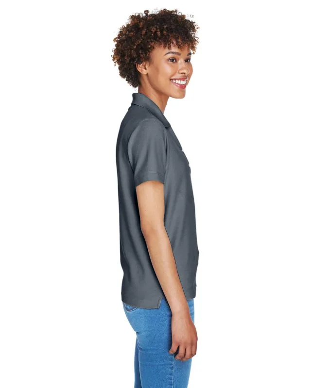 Devon & Jones Ladies' Pima Piqué Y-Collar Polo — view 28