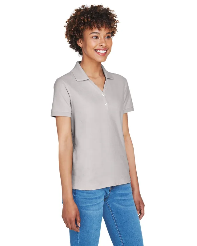 Devon & Jones Ladies' Pima Piqué Y-Collar Polo — view 34
