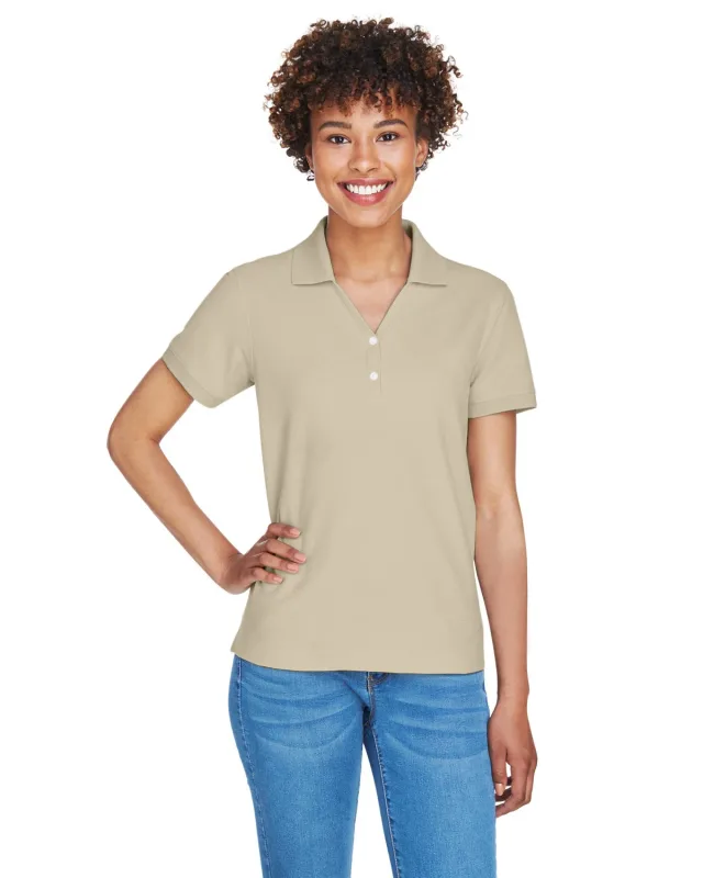 Devon & Jones Ladies' Pima Piqué Y-Collar Polo — view 39