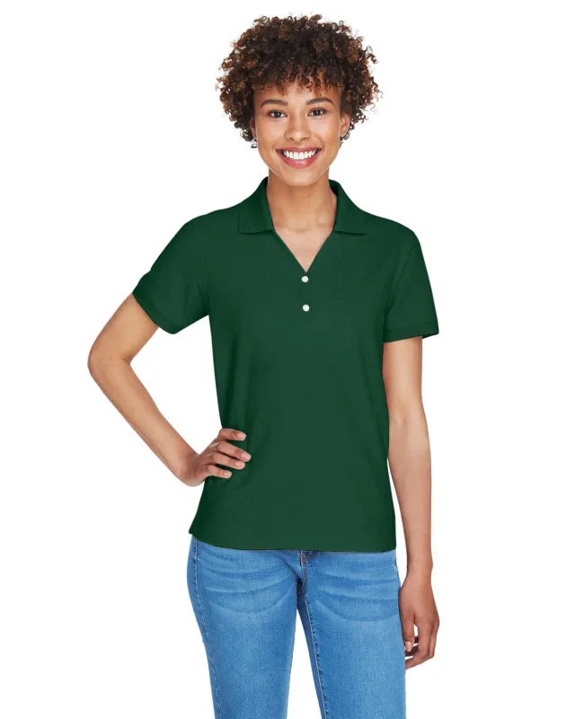 Devon & Jones Ladies' Pima Piqué Y-Collar Polo — view 46