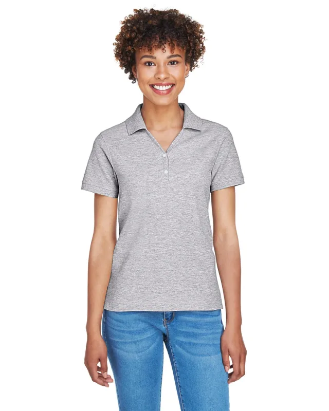 Devon & Jones Ladies' Pima Piqué Y-Collar Polo — view 53