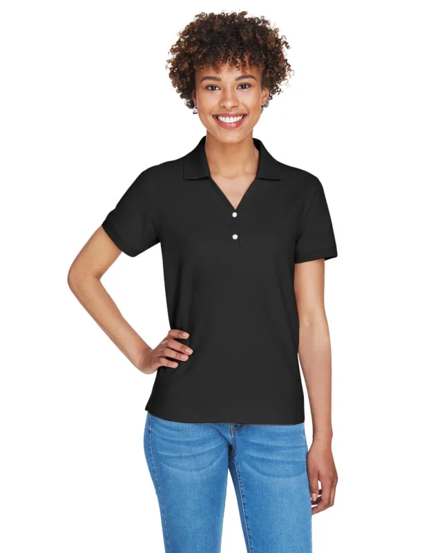 Devon & Jones Ladies' Pima Piqué Y-Collar Polo — view 60