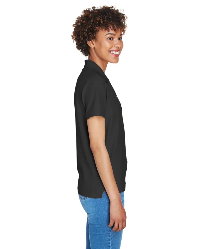 Devon & Jones Ladies' Pima Piqué Y-Collar Polo — view 63