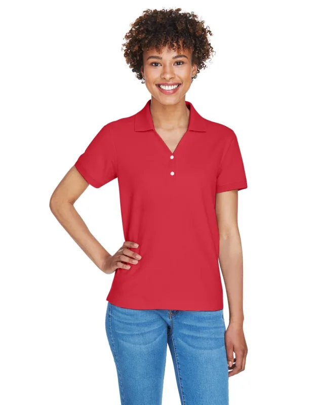Devon & Jones Ladies' Pima Piqué Y-Collar Polo — view 67
