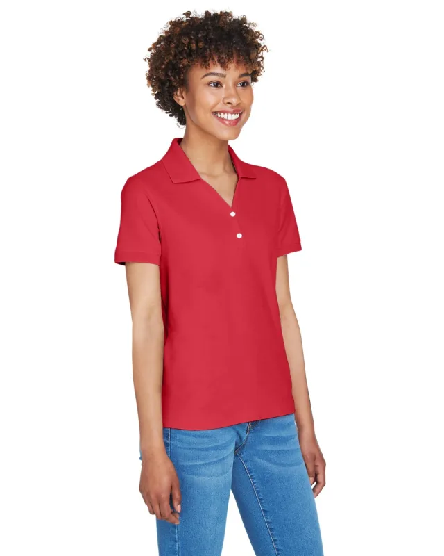 Devon & Jones Ladies' Pima Piqué Y-Collar Polo — view 69