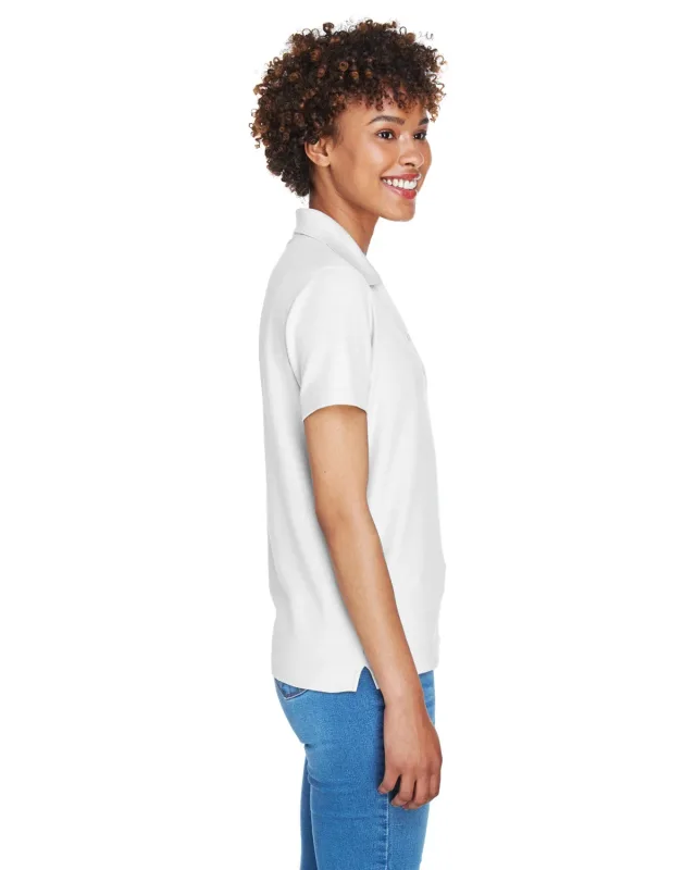 Devon & Jones Ladies' Pima Piqué Y-Collar Polo — view 7