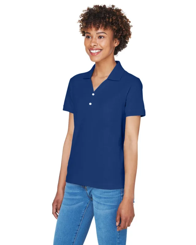Devon & Jones Ladies' Pima Piqué Y-Collar Polo — view 76