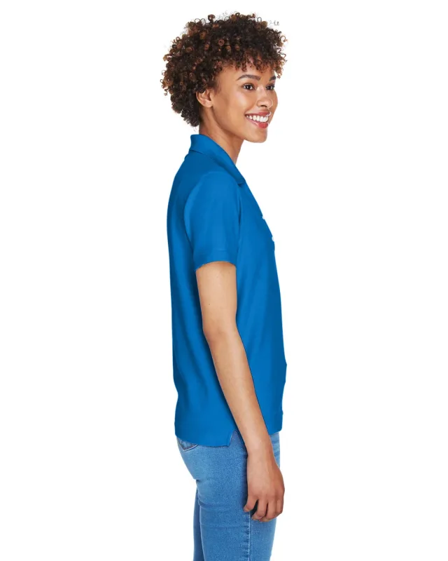 Devon & Jones Ladies' Pima Piqué Y-Collar Polo — view 77