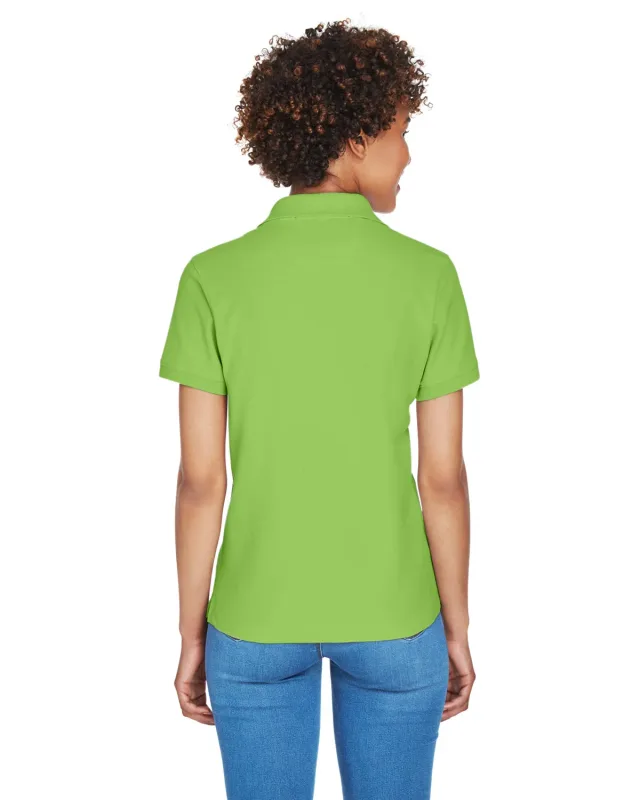 Devon & Jones Ladies' Pima Piqué Y-Collar Polo — view 8