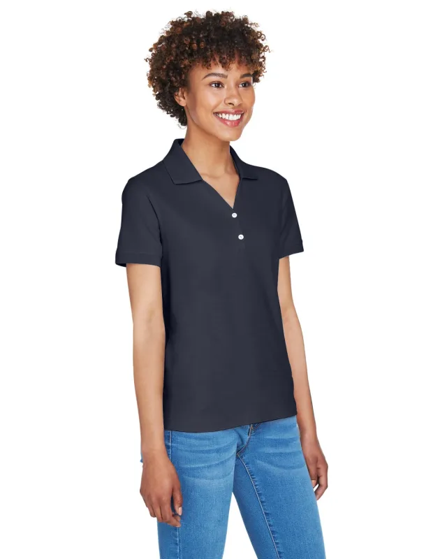 Devon & Jones Ladies' Pima Piqué Y-Collar Polo — view 83