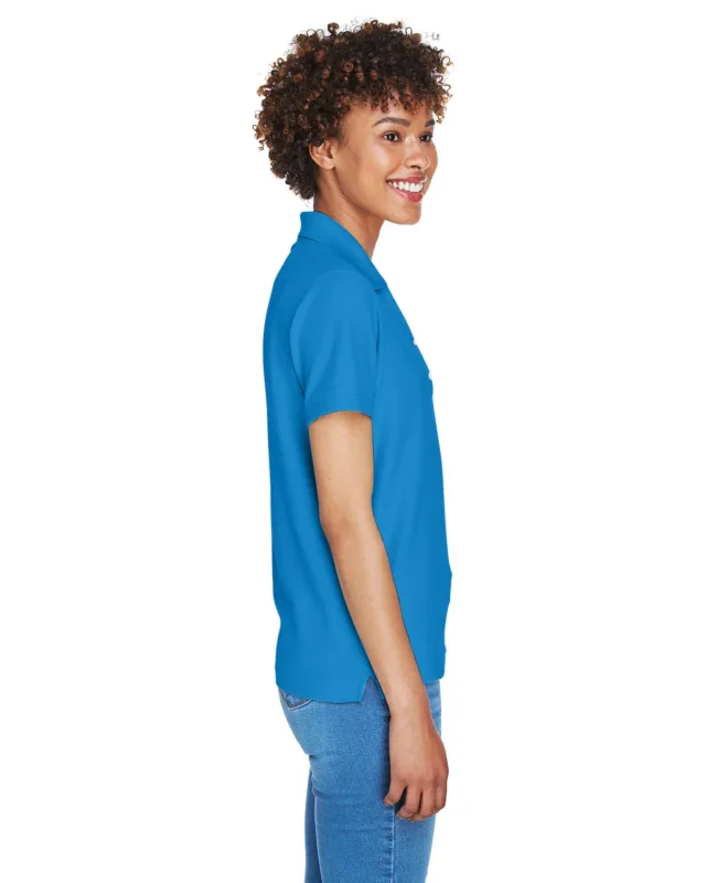Devon & Jones Ladies' Pima Piqué Y-Collar Polo — view 91