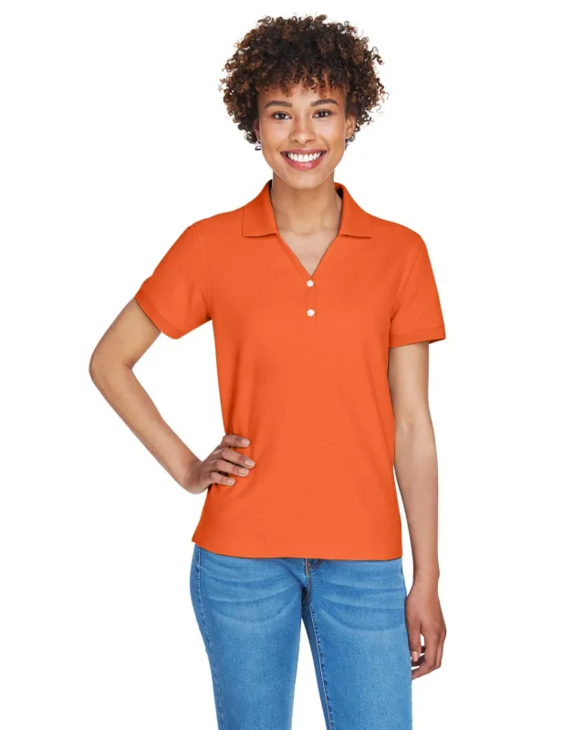 Devon & Jones Ladies' Pima Piqué Y-Collar Polo — view 94