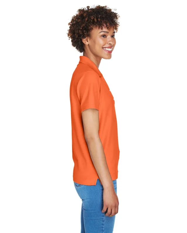 Devon & Jones Ladies' Pima Piqué Y-Collar Polo — view 97