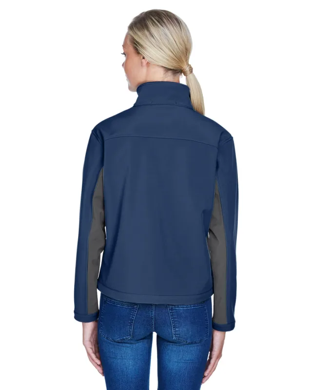 Devon & Jones Ladies' Soft Shell Colorblock Jacket — view 13