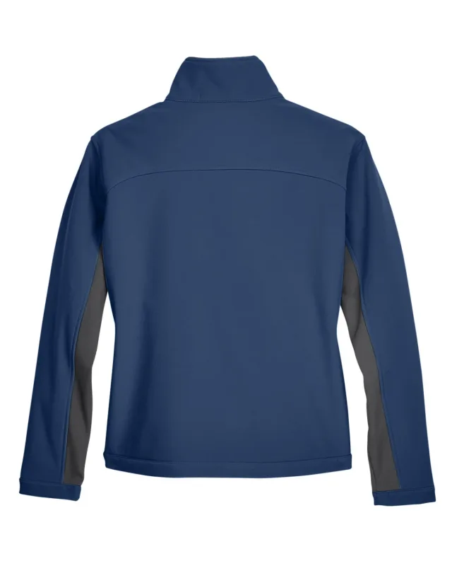 Devon & Jones Ladies' Soft Shell Colorblock Jacket — view 14