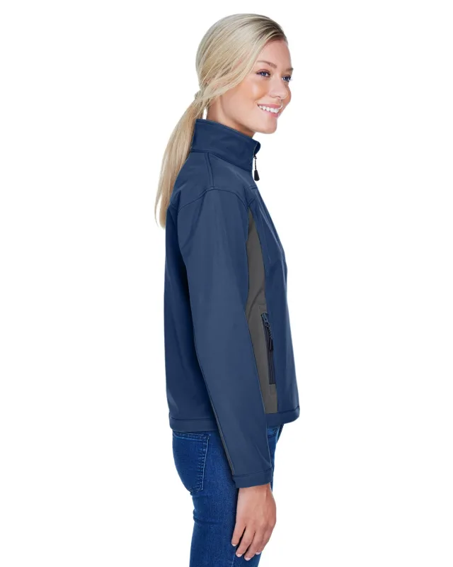 Devon & Jones Ladies' Soft Shell Colorblock Jacket — view 19