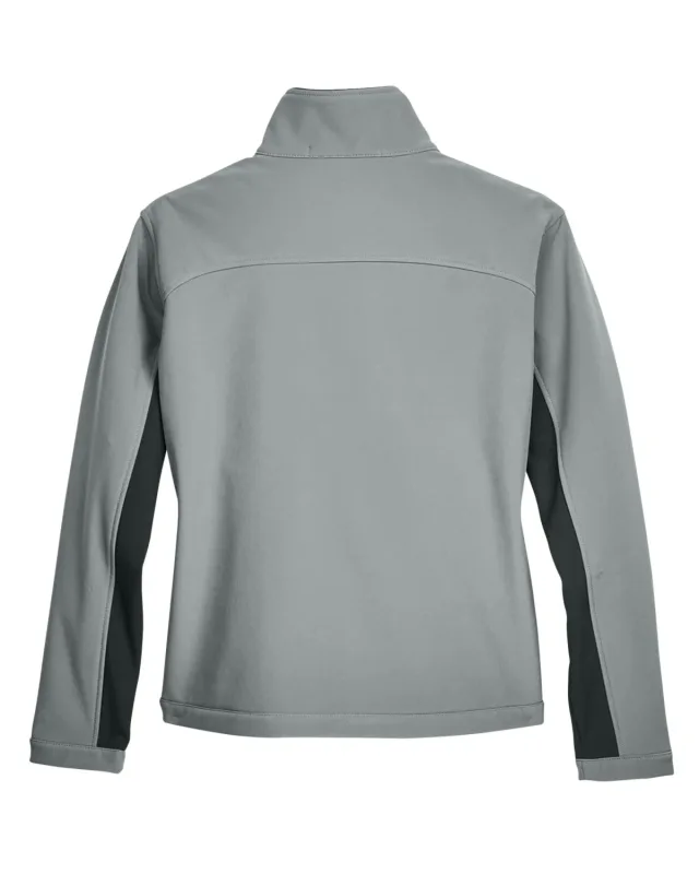 Devon & Jones Ladies' Soft Shell Colorblock Jacket — view 2
