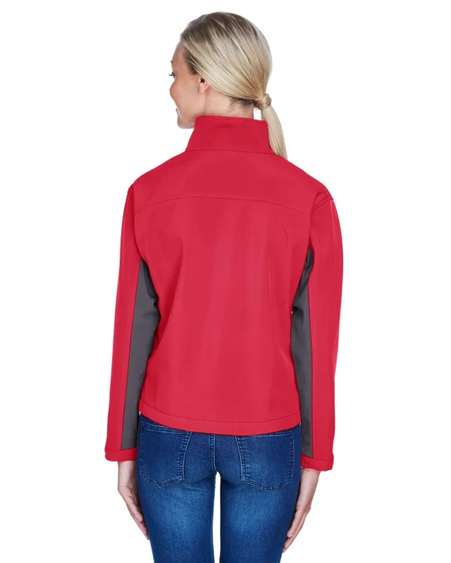 Devon & Jones Ladies' Soft Shell Colorblock Jacket — view 20