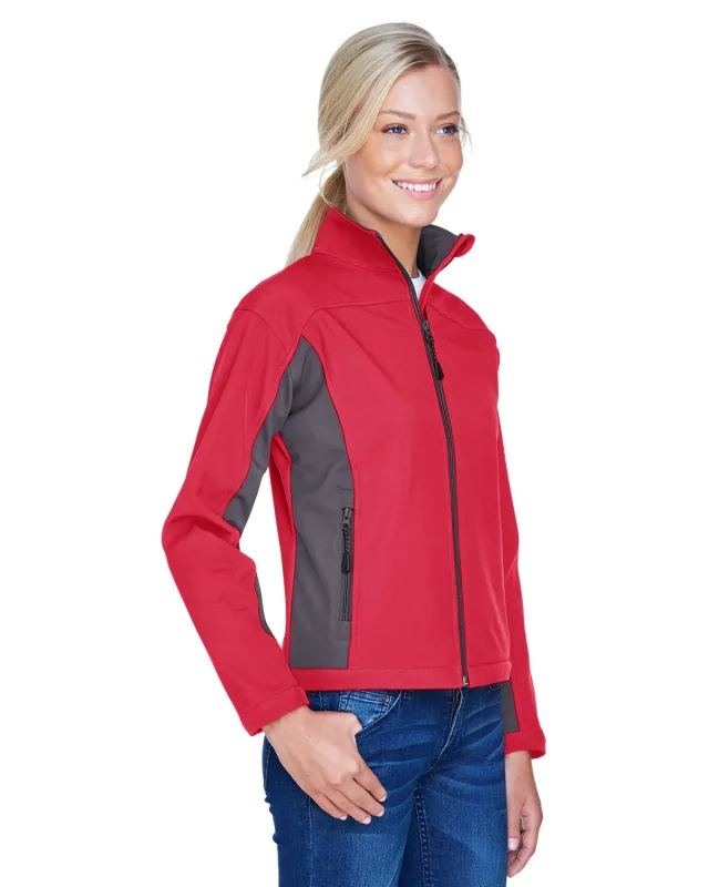 Devon & Jones Ladies' Soft Shell Colorblock Jacket — view 25