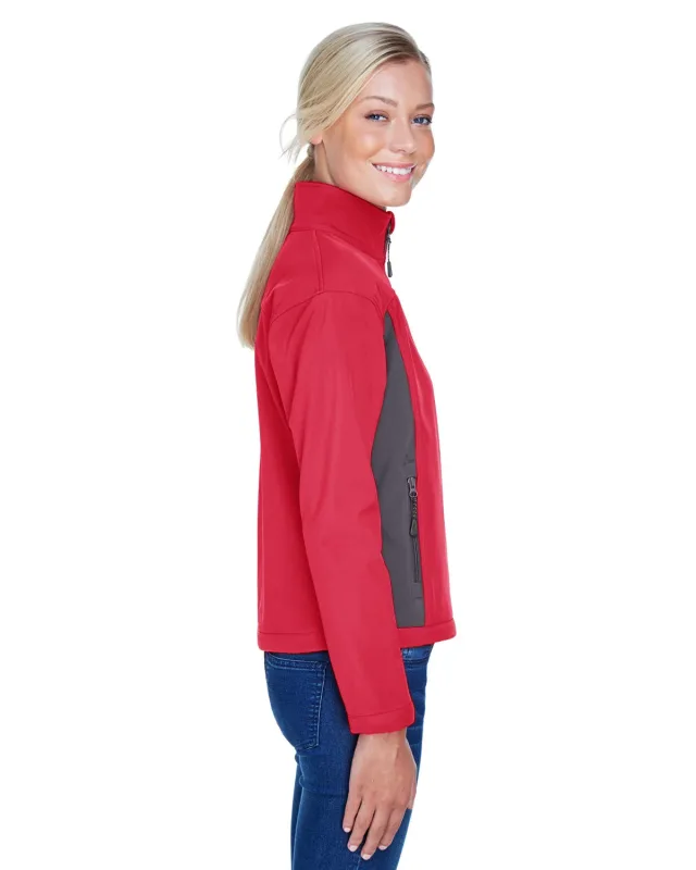 Devon & Jones Ladies' Soft Shell Colorblock Jacket — view 26