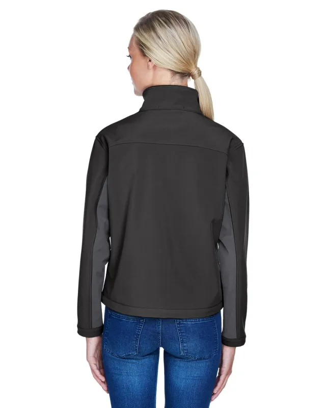 Devon & Jones Ladies' Soft Shell Colorblock Jacket — view 8