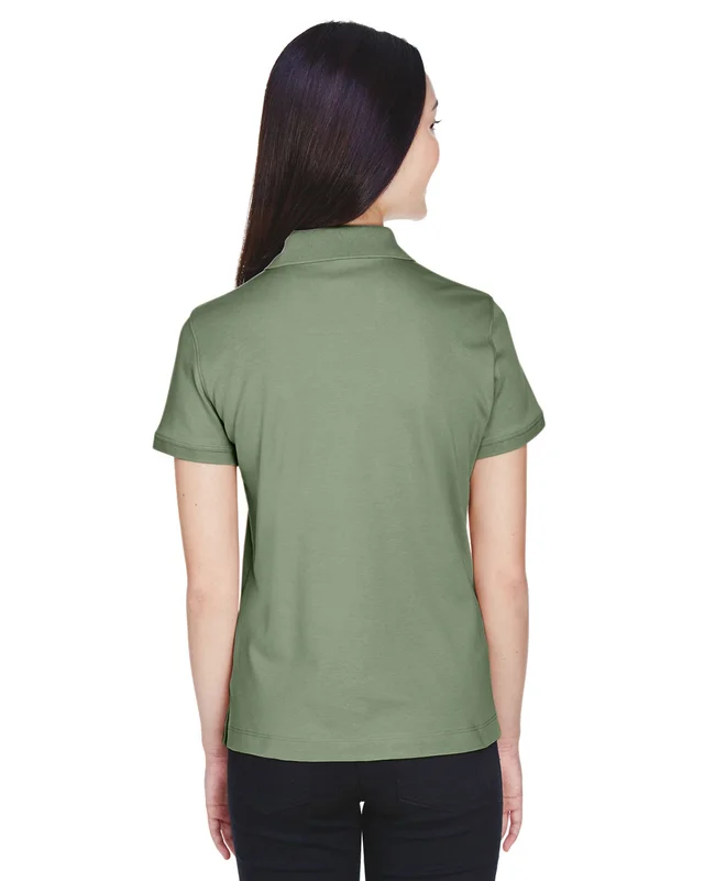 Devon & Jones Ladies' Solid Perfect Pima Interlock Polo