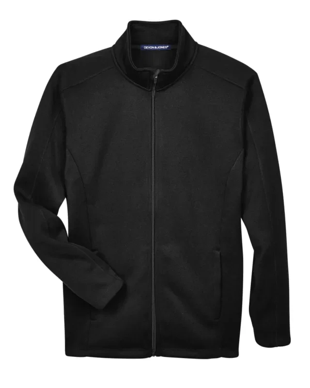 Devon & Jones Men's Bristol Full-Zip Sweater Fleece Jacket — view 10