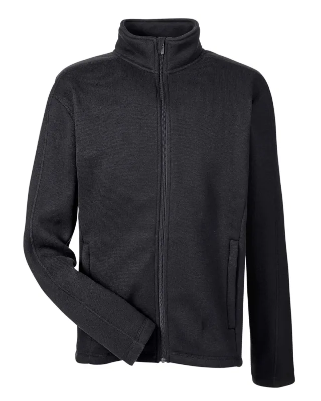 Devon & Jones Men's Bristol Full-Zip Sweater Fleece Jacket — view 12