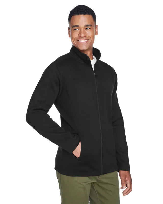 Devon & Jones Men's Bristol Full-Zip Sweater Fleece Jacket — view 13