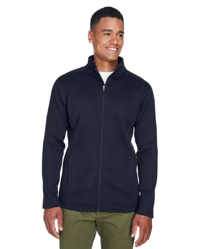 Devon & Jones Men's Bristol Full-Zip Sweater Fleece Jacket — view 18