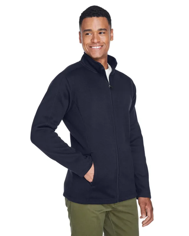 Devon & Jones Men's Bristol Full-Zip Sweater Fleece Jacket — view 20