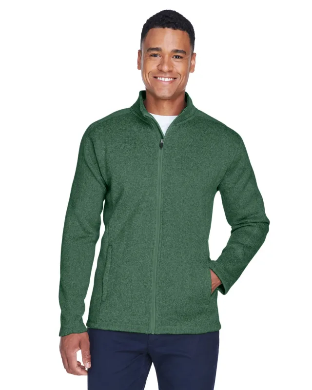 Devon & Jones Men's Bristol Full-Zip Sweater Fleece Jacket — view 25