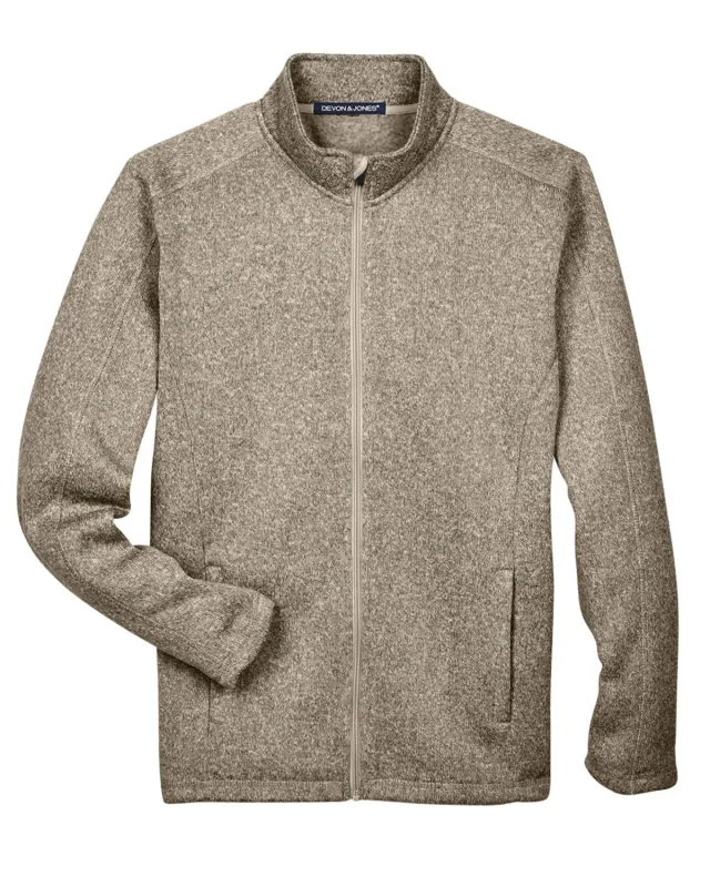 Devon & Jones Men's Bristol Full-Zip Sweater Fleece Jacket — view 31