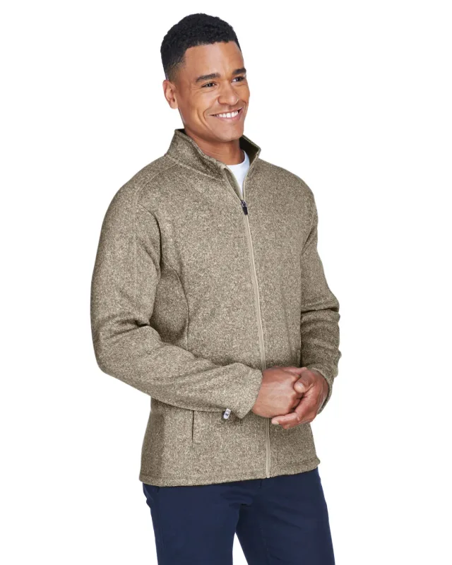 Devon & Jones Men's Bristol Full-Zip Sweater Fleece Jacket — view 34