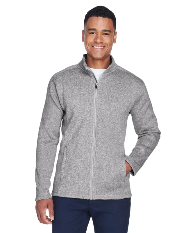 Devon & Jones Men's Bristol Full-Zip Sweater Fleece Jacket — view 4
