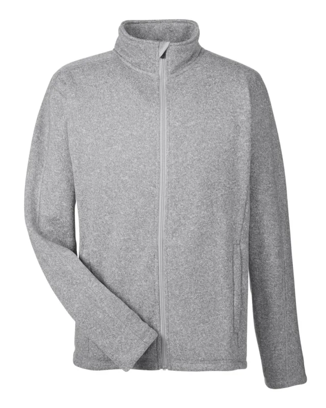 Devon & Jones Men's Bristol Full-Zip Sweater Fleece Jacket — view 5