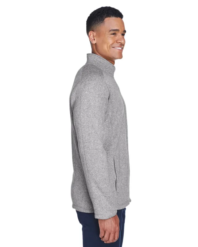Devon & Jones Men's Bristol Full-Zip Sweater Fleece Jacket — view 7