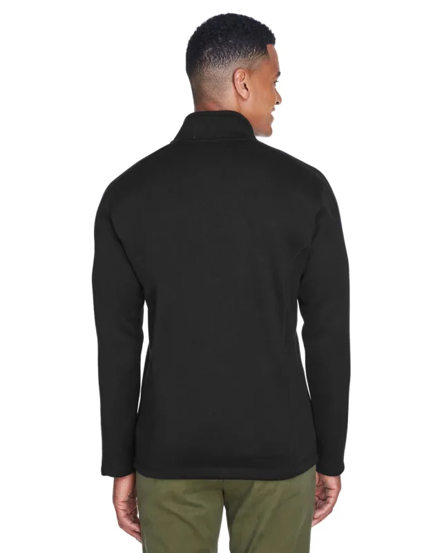 Devon & Jones Men's Bristol Full-Zip Sweater Fleece Jacket — view 8