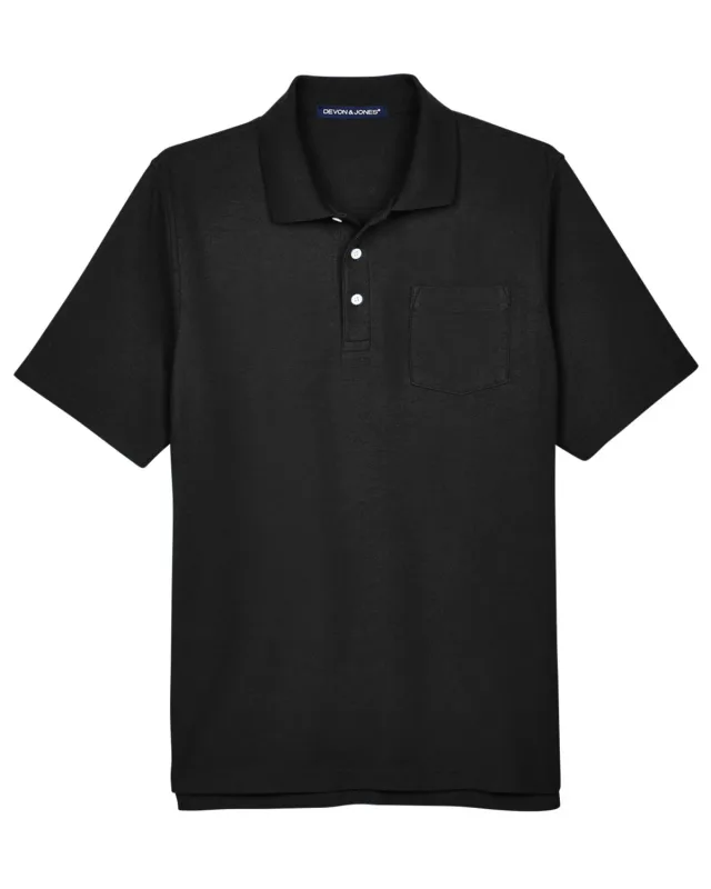 Devon & Jones Men's DRYTEC20 Performance Pocket Polo — view 10