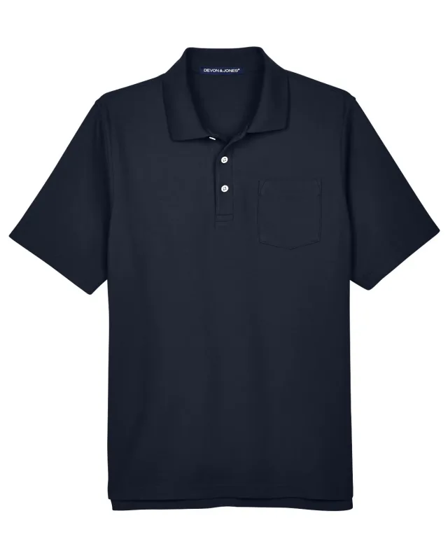 Devon & Jones Men's DRYTEC20 Performance Pocket Polo — view 17
