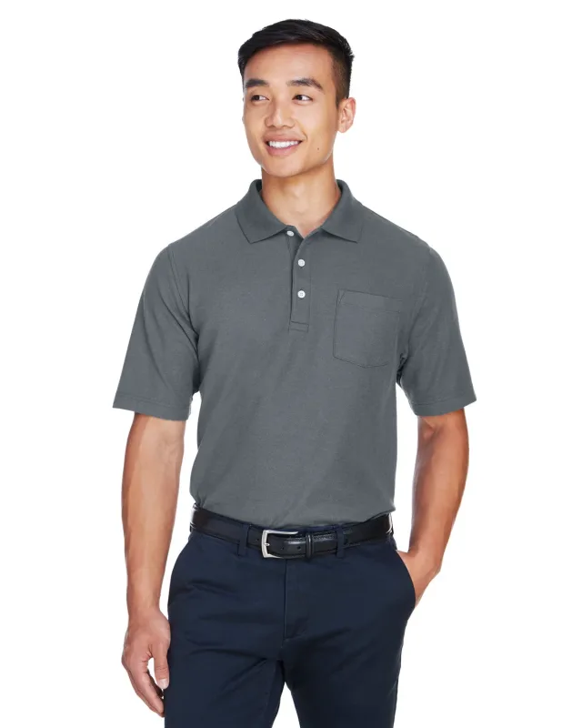 Devon & Jones Men's DRYTEC20 Performance Pocket Polo — view 4