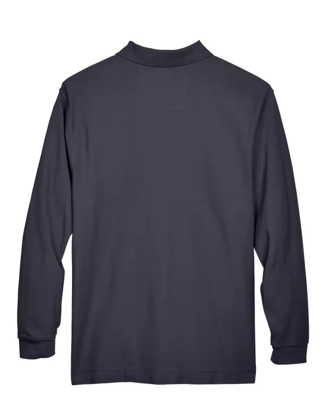 Devon & Jones Men's Pima Piqué Long-Sleeve Polo — view 23