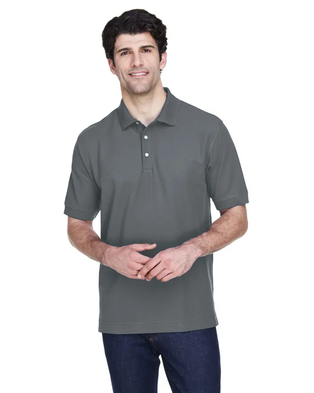 Devon & Jones Men's Pima Piqué Short-Sleeve Polo — view 18