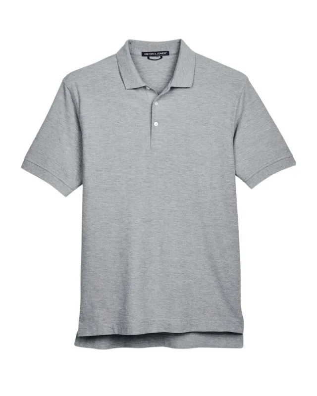 Devon & Jones Men's Pima Piqué Short-Sleeve Polo — view 31