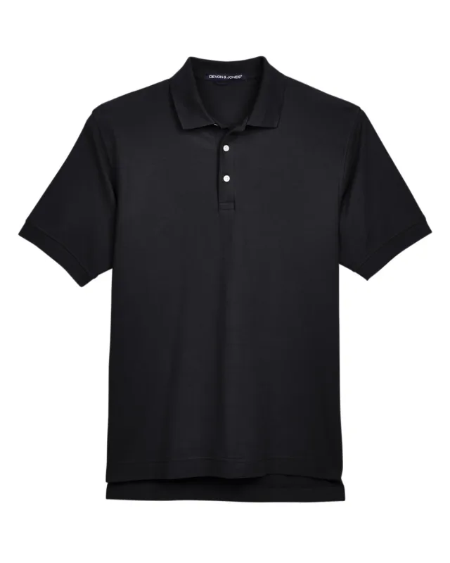 Devon & Jones Men's Pima Piqué Short-Sleeve Polo — view 38