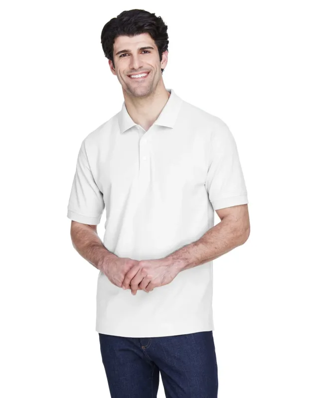 Devon & Jones Men's Pima Piqué Short-Sleeve Polo — view 4